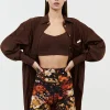Discount Aje ATHLETICA Print Bike Shorts 606 Autumnal Garden