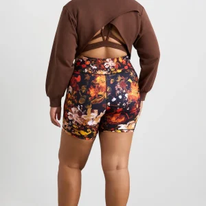 Discount Aje ATHLETICA Print Bike Shorts 606 Autumnal Garden