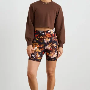 Discount Aje ATHLETICA Print Bike Shorts 606 Autumnal Garden