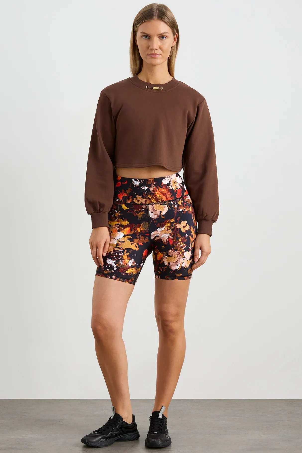 print_bike_shorts__2.webp Discount Aje ATHLETICA Print Bike Shorts 606 Autumnal Garden