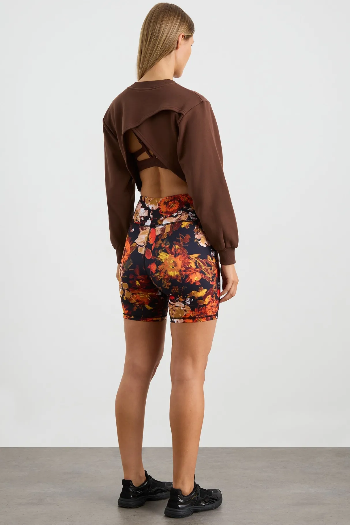 print_bike_shorts__5.webp Discount Aje ATHLETICA Print Bike Shorts 606 Autumnal Garden