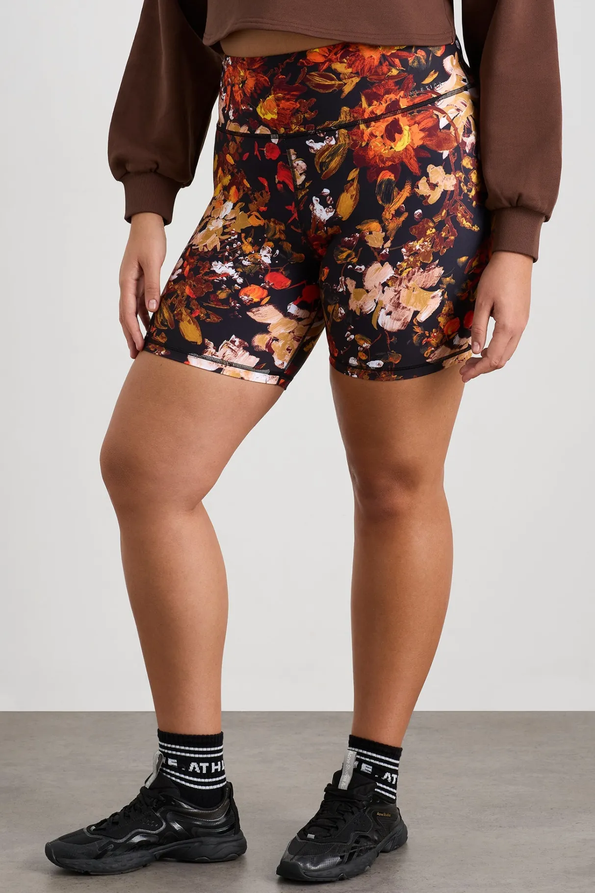 print_bike_shorts__7.webp Discount Aje ATHLETICA Print Bike Shorts 606 Autumnal Garden