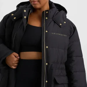 Best Aje ATHLETICA Puffer Jacket 025 Black/Gold