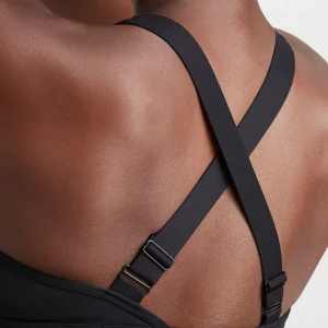 Cheap Aje ATHLETICA Quilted Crossback Bra 330 Black