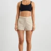 Flash Sale Aje ATHLETICA Quilted Panelled Shorts 623 Moonstone Grey