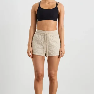 Flash Sale Aje ATHLETICA Quilted Panelled Shorts 623 Moonstone Grey