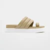 Fashion Aje ATHLETICA Quilted Platform Slide 915 Soft Khaki