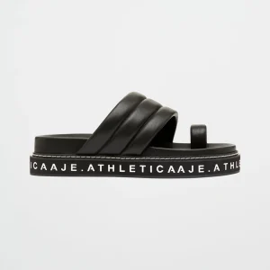 Sale Aje ATHLETICA Quilted Platform Slide 915 Black/White