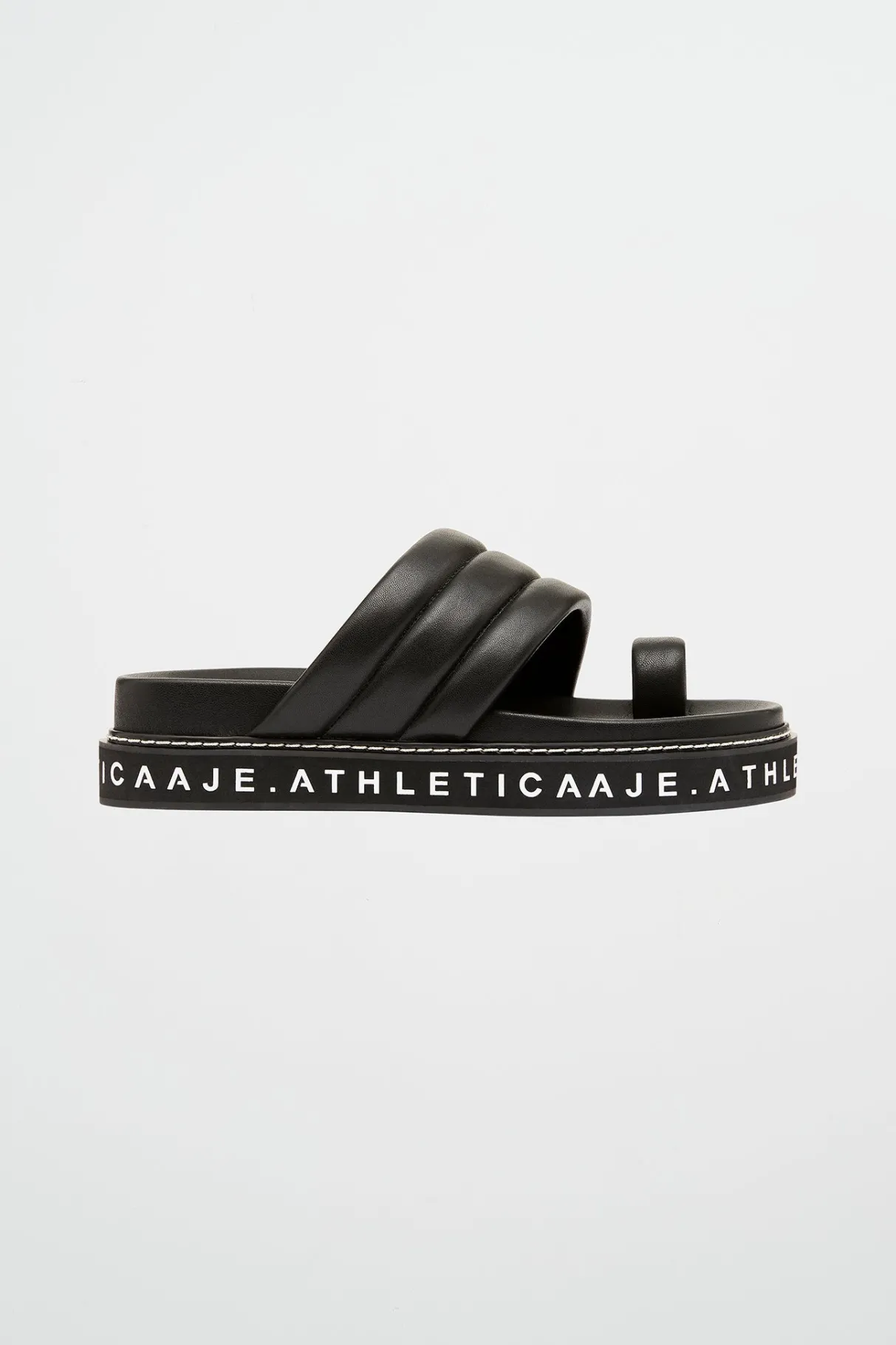 quilted_platform_slide__1-2.webp Sale Aje ATHLETICA Quilted Platform Slide 915 Black/White