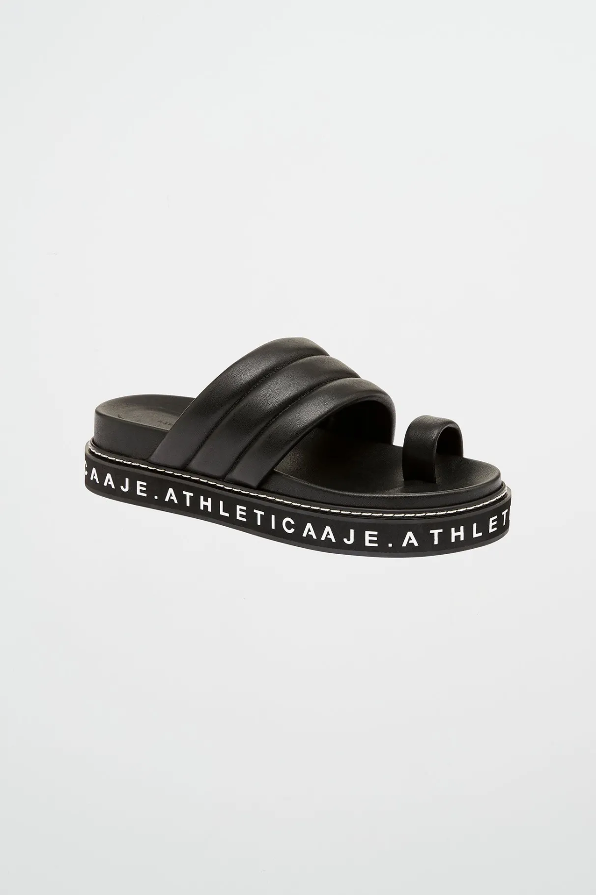 quilted_platform_slide__2-2.webp Sale Aje ATHLETICA Quilted Platform Slide 915 Black/White