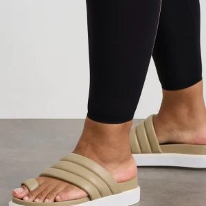 Fashion Aje ATHLETICA Quilted Platform Slide 915 Soft Khaki