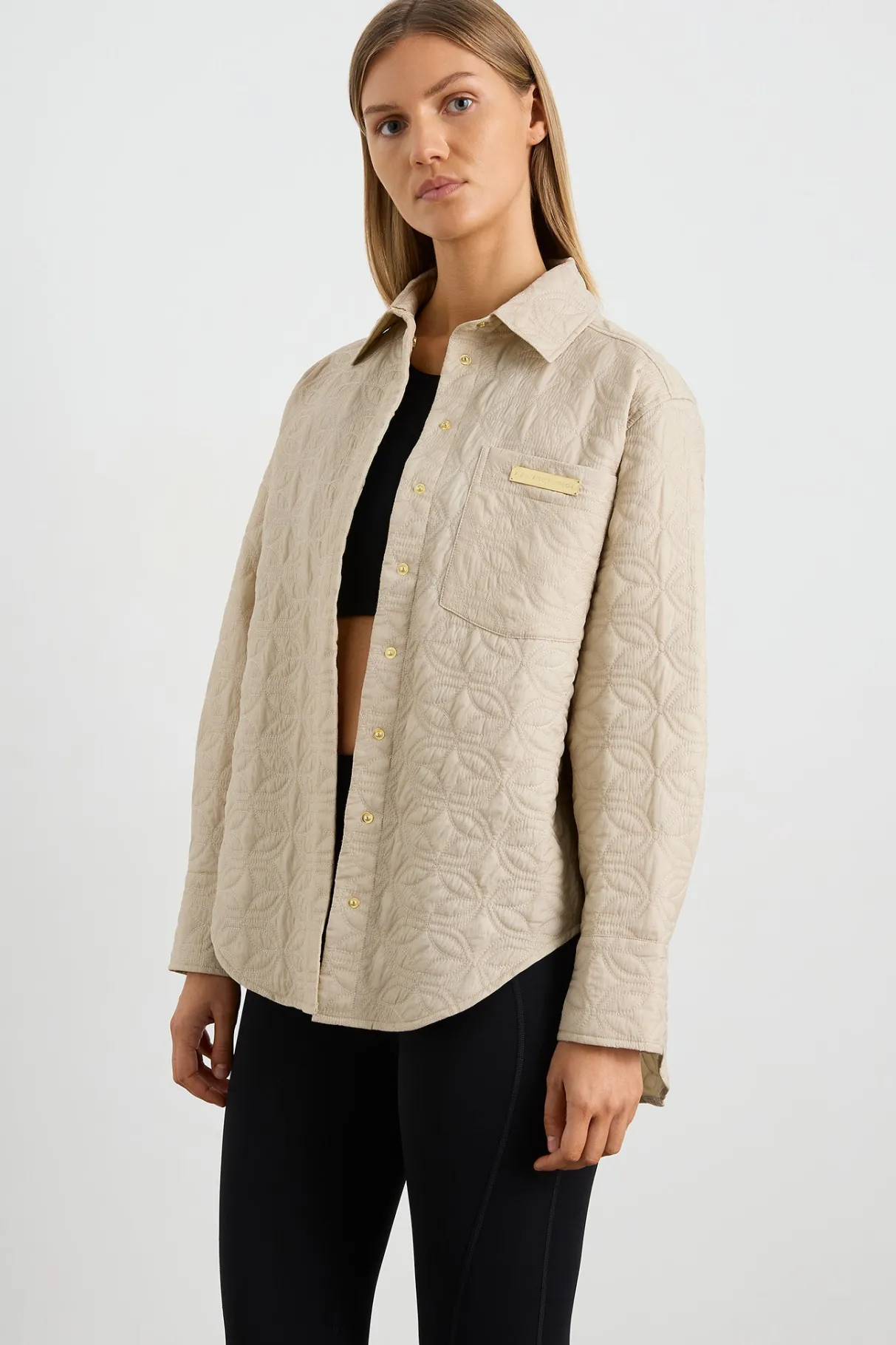 quilted_shirt__0.webp Clearance Aje ATHLETICA Quilted Shirt 406 Moonstone Grey