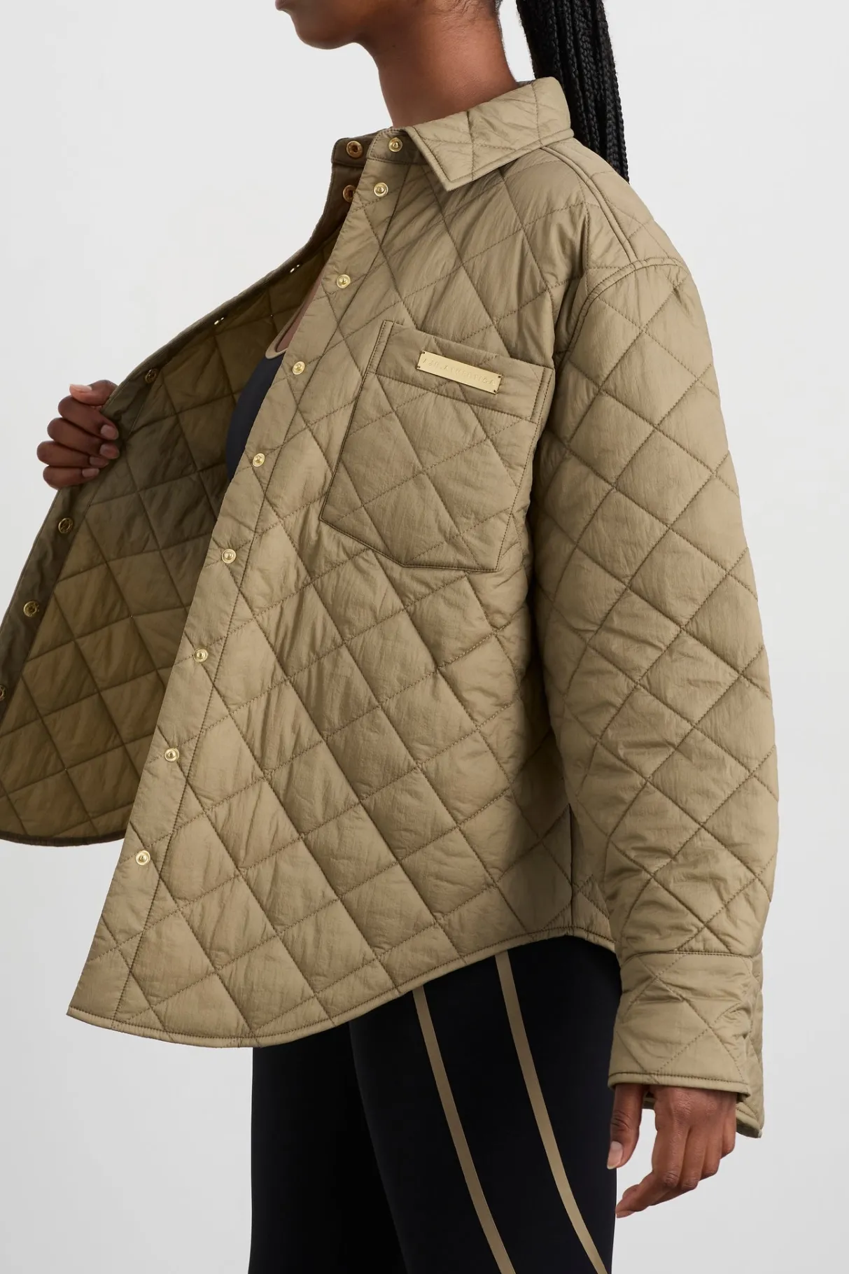 quilted_shirt__10-2.webp Store Aje ATHLETICA Quilted Shirt 421 Soft Khaki
