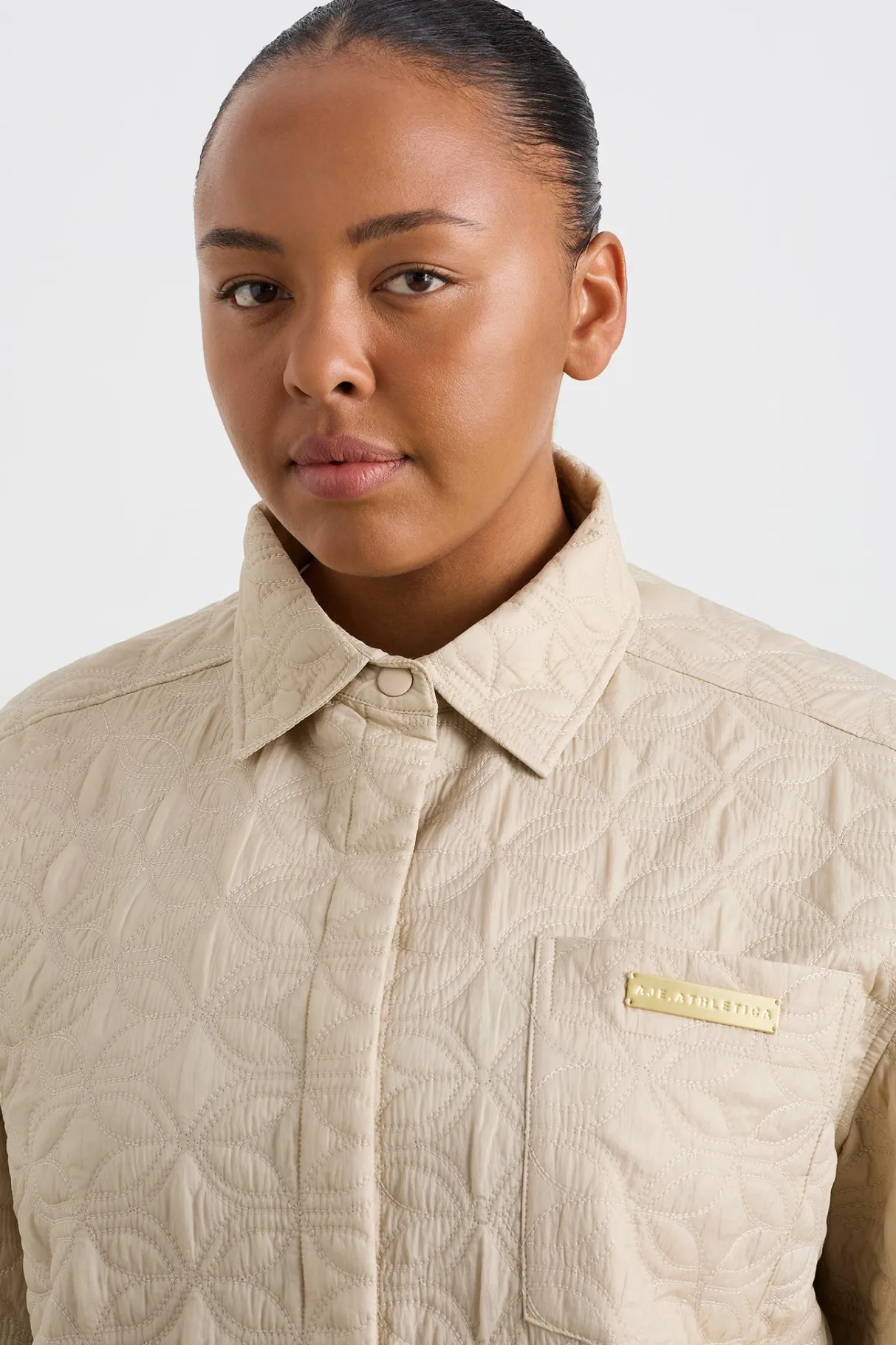 quilted_shirt__11.webp Clearance Aje ATHLETICA Quilted Shirt 406 Moonstone Grey