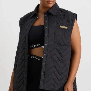 Cheap Aje ATHLETICA Quilted Shirt 421 Black