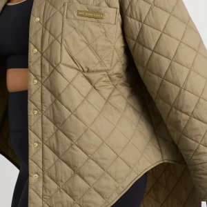Store Aje ATHLETICA Quilted Shirt 421 Soft Khaki