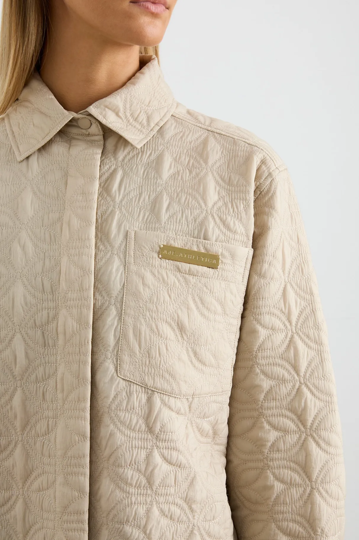 quilted_shirt__3.webp Clearance Aje ATHLETICA Quilted Shirt 406 Moonstone Grey