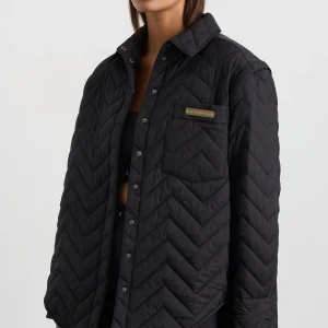 Cheap Aje ATHLETICA Quilted Shirt 421 Black