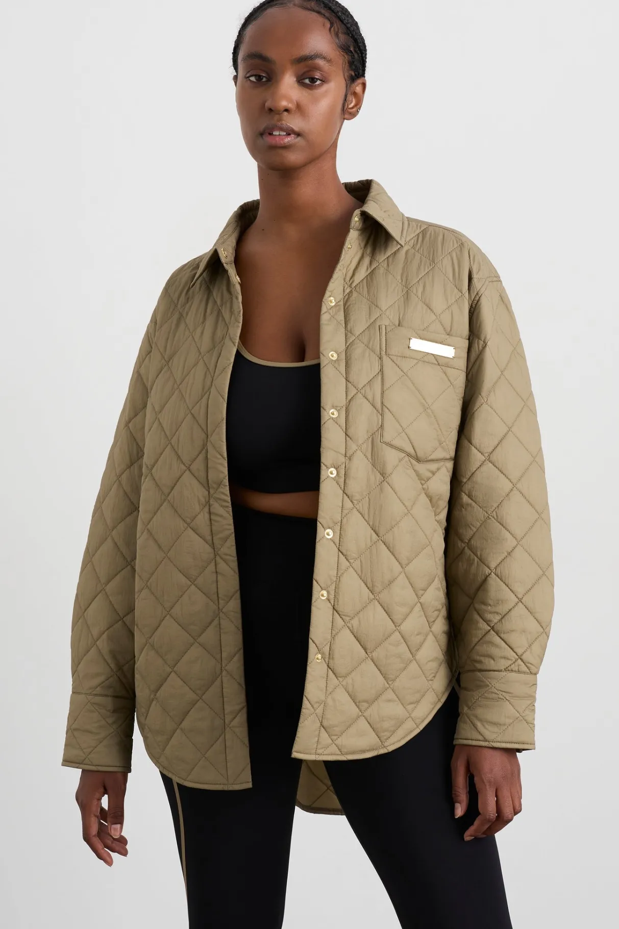 quilted_shirt__6-2.webp Store Aje ATHLETICA Quilted Shirt 421 Soft Khaki