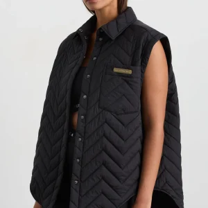 Cheap Aje ATHLETICA Quilted Shirt 421 Black
