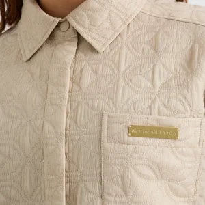 Clearance Aje ATHLETICA Quilted Shirt 406 Moonstone Grey