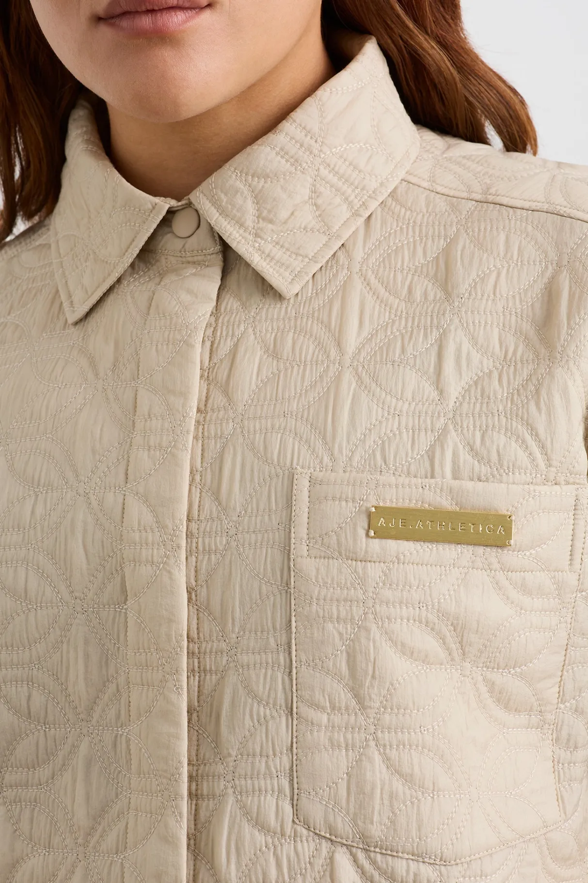 quilted_shirt__7.webp Clearance Aje ATHLETICA Quilted Shirt 406 Moonstone Grey