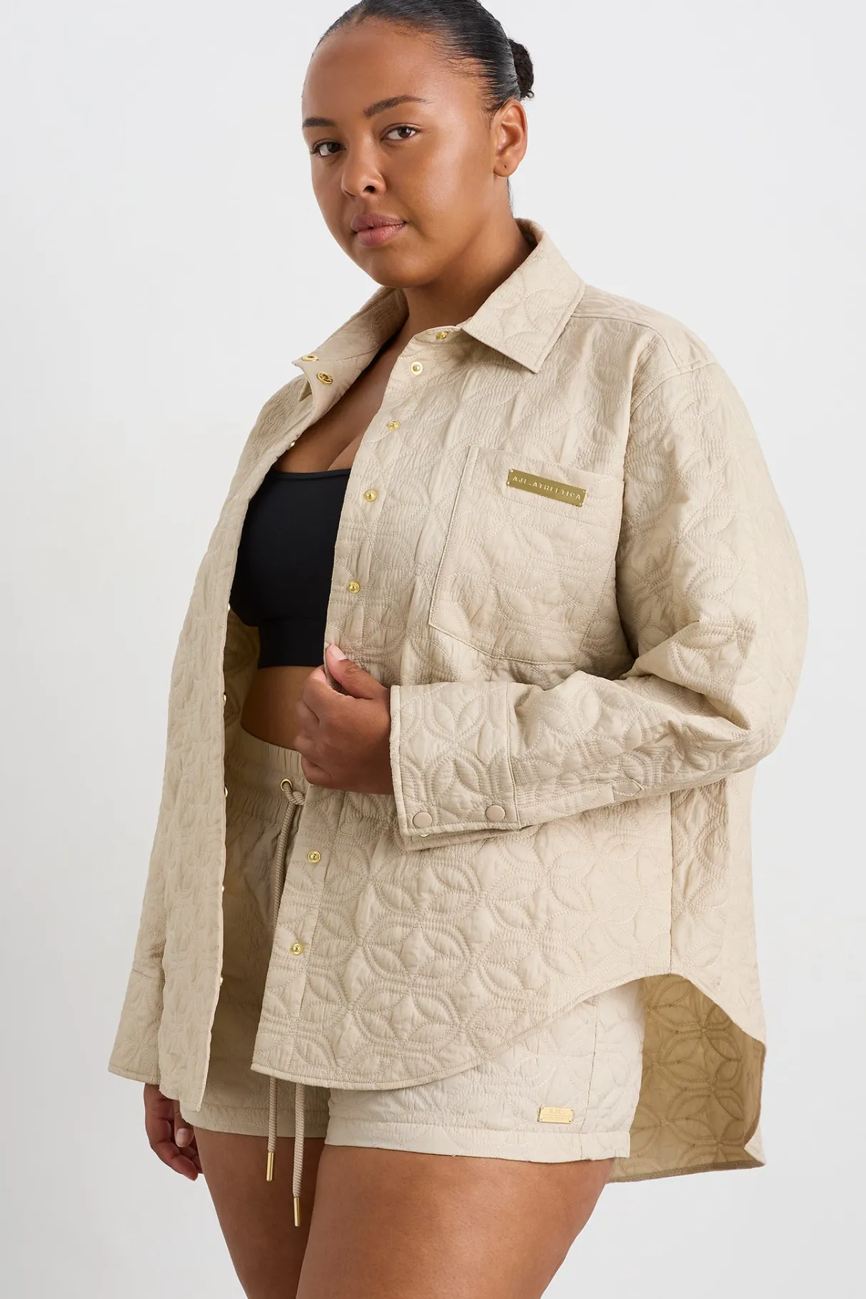 quilted_shirt__9.webp Clearance Aje ATHLETICA Quilted Shirt 406 Moonstone Grey