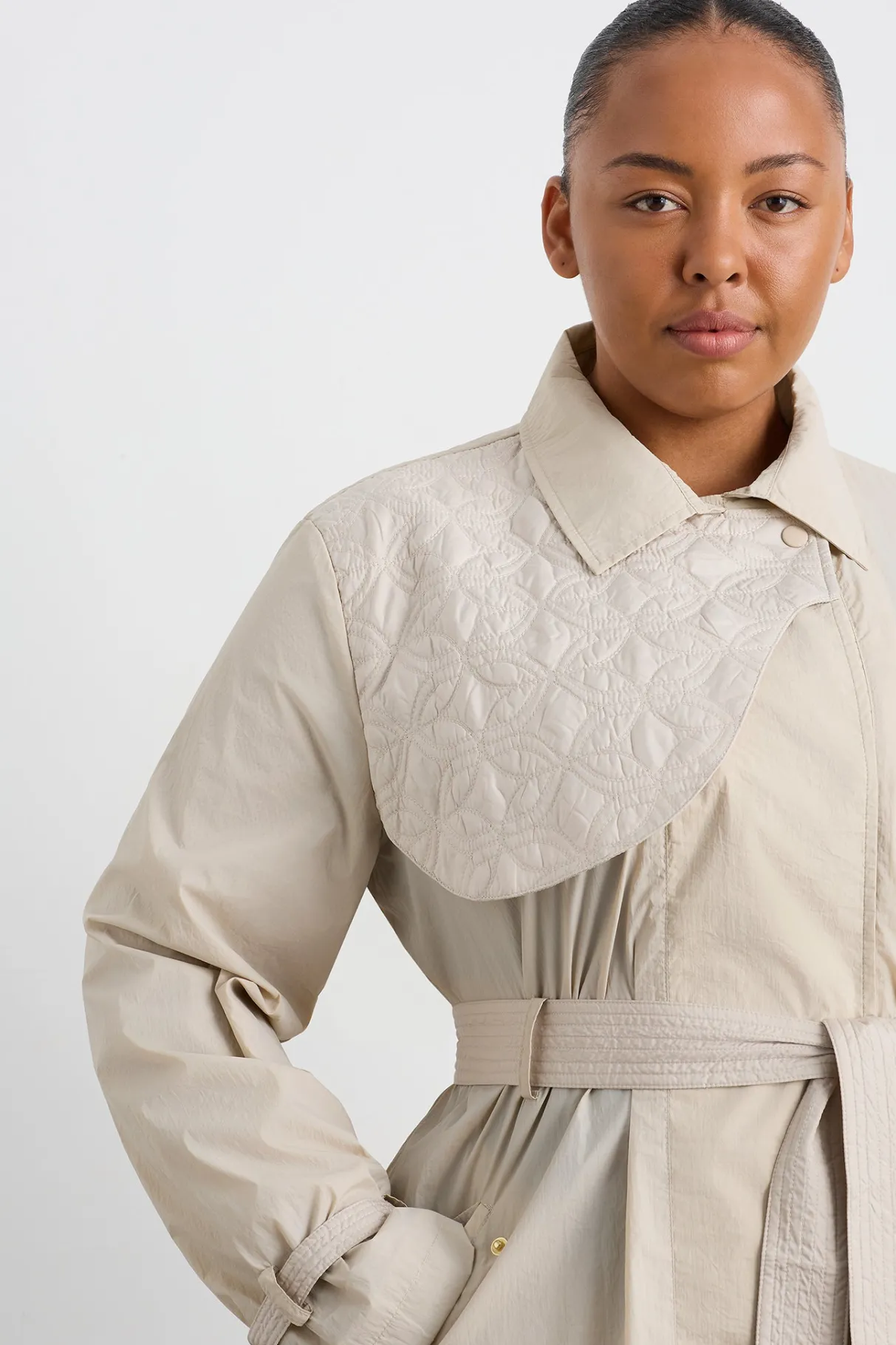 quilted_storm_flap_trench__13.webp Best Aje ATHLETICA Quilted Storm Flap Trench 703 Moonstone Grey