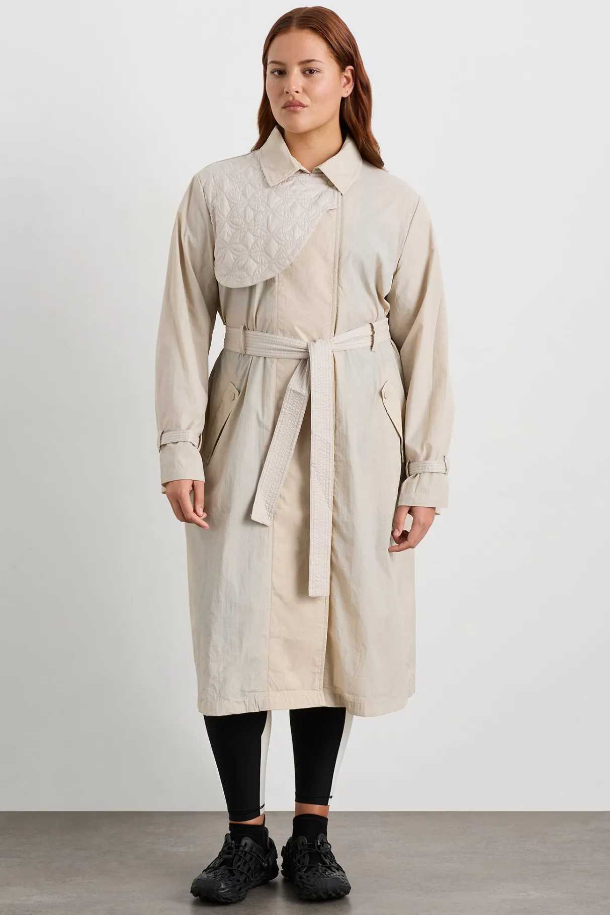 quilted_storm_flap_trench__6.webp Best Aje ATHLETICA Quilted Storm Flap Trench 703 Moonstone Grey