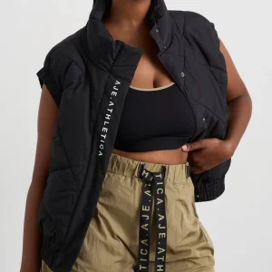 Clearance Aje ATHLETICA Quilted Vest 751 Black