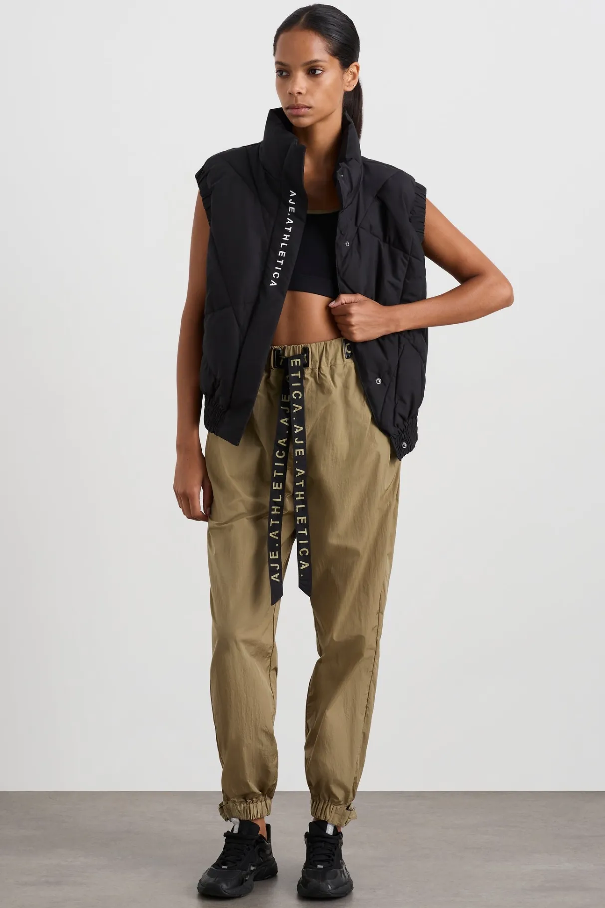 quilted_vest__2.webp Clearance Aje ATHLETICA Quilted Vest 751 Black