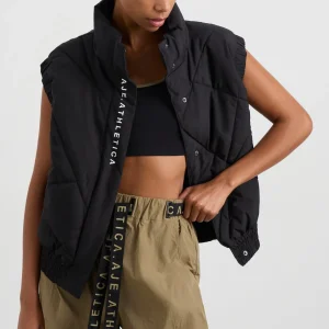 Clearance Aje ATHLETICA Quilted Vest 751 Black