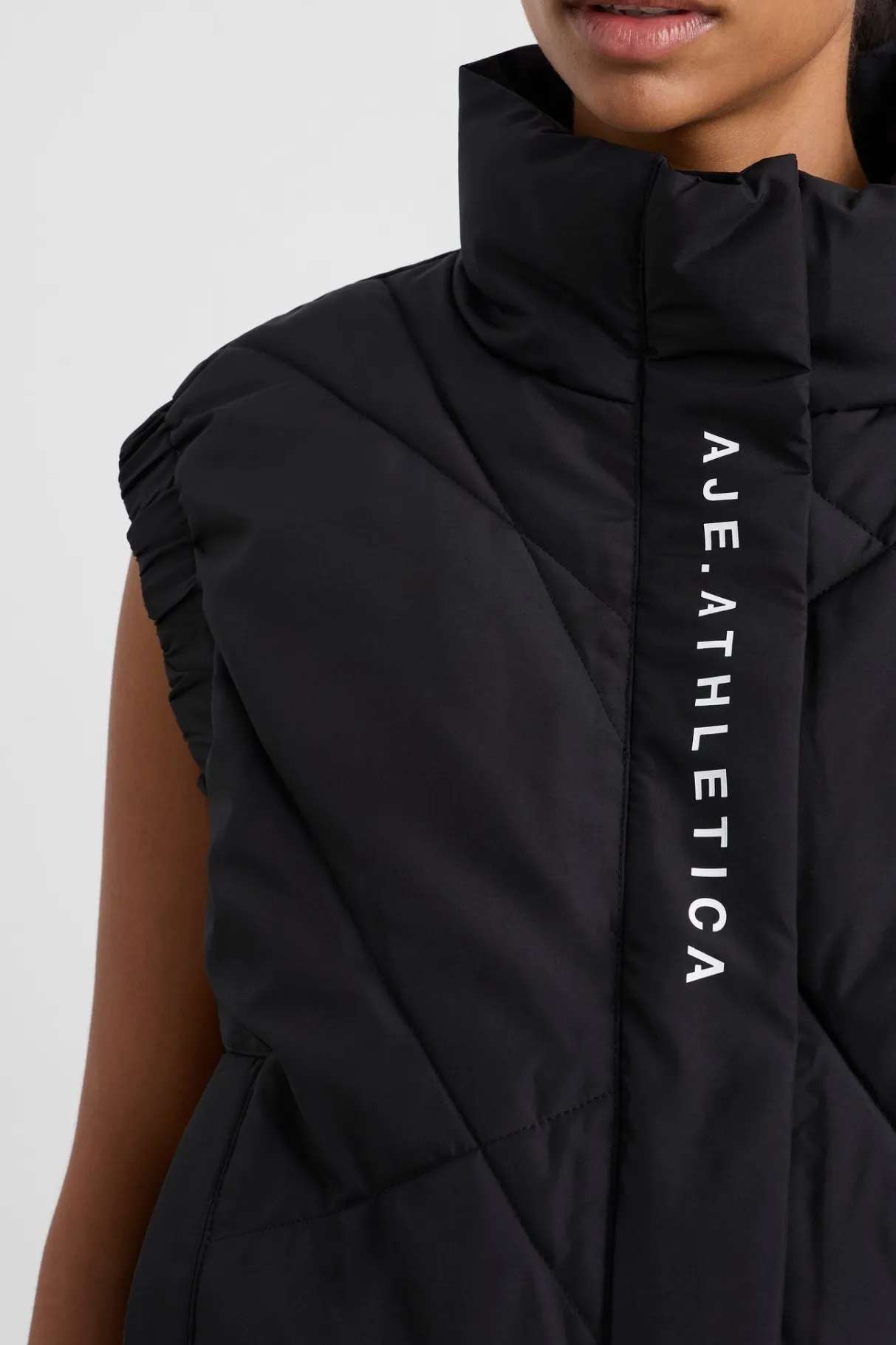 quilted_vest__5.webp Clearance Aje ATHLETICA Quilted Vest 751 Black