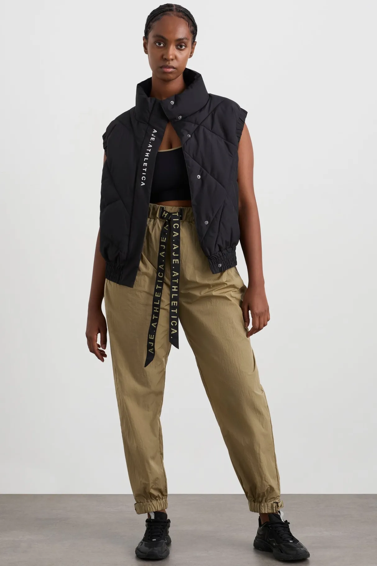 quilted_vest__8.webp Clearance Aje ATHLETICA Quilted Vest 751 Black