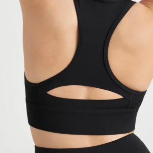 Store Aje ATHLETICA Quilted Zip Front Bra 329 Black/White