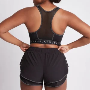 Flash Sale Aje ATHLETICA Racer Back Sports Bra 013 Black