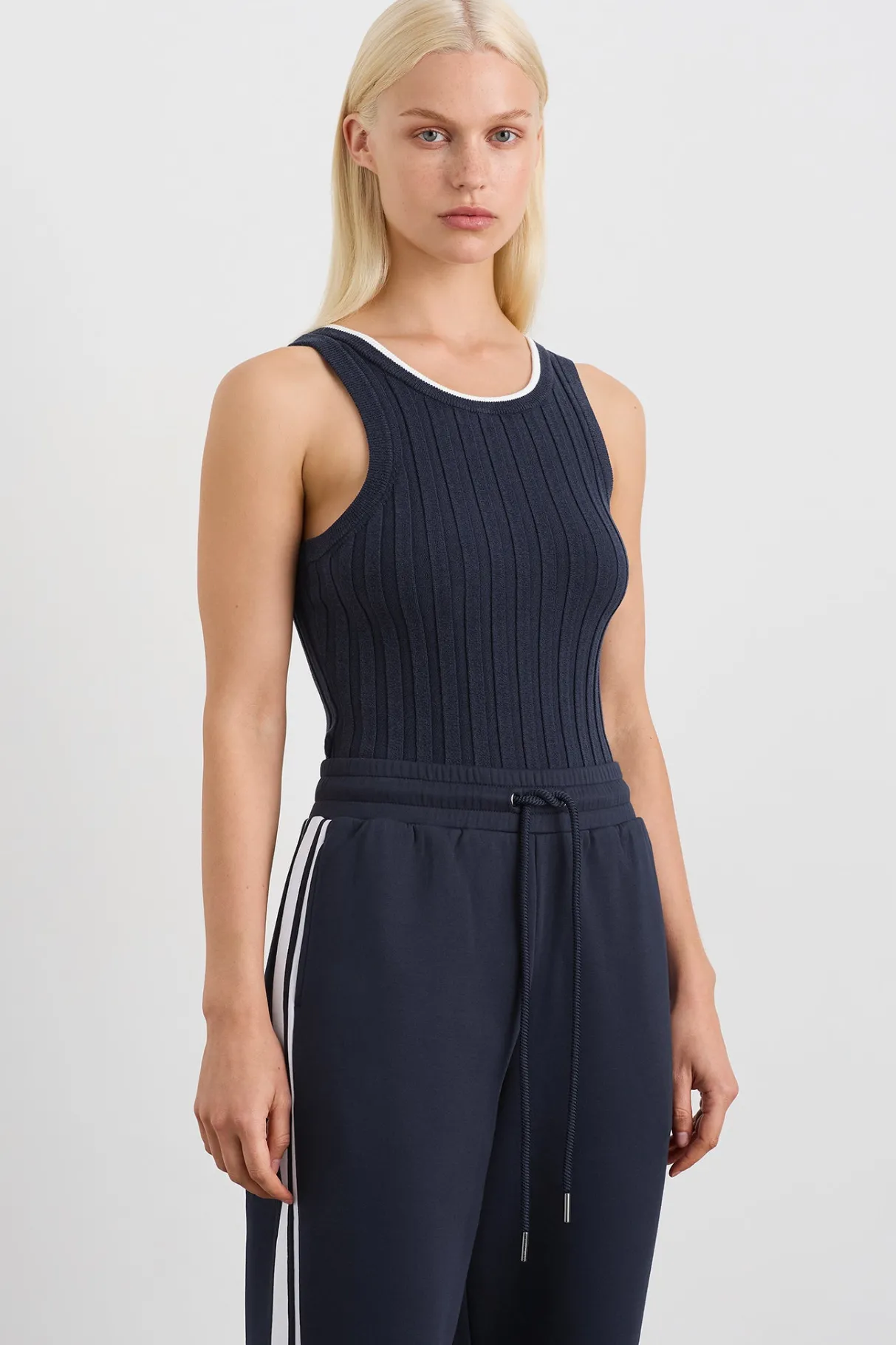 racer_split_knit_top__0-1.webp Fashion Aje ATHLETICA Racer Split Knit Top 107 Galaxy Blue
