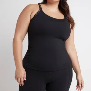 Best Aje ATHLETICA Racerback Singlet 113 Black/Tangerine Orange