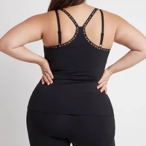 Best Aje ATHLETICA Racerback Singlet 113 Black/Tangerine Orange