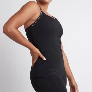 Best Aje ATHLETICA Racerback Singlet 113 Black/Tangerine Orange