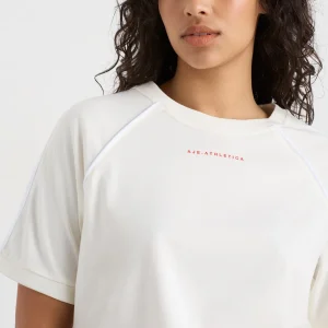 Online Aje ATHLETICA Raglan Tee 110 Ecru