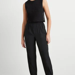Clearance Aje ATHLETICA Raw Edge Seams Tank 138 Black/White