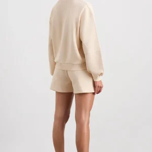 Fashion Aje ATHLETICA Relaxed Logo Crew Jumper 417 Rice White
