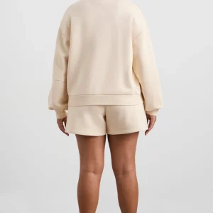 Fashion Aje ATHLETICA Relaxed Logo Crew Jumper 417 Rice White