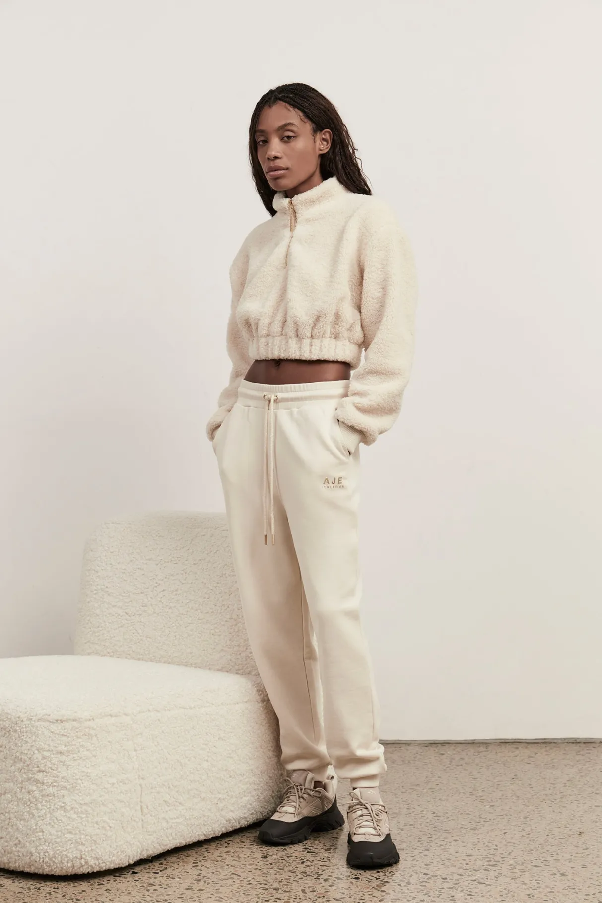 relaxed_track_pants__0-1.webp Shop Aje ATHLETICA Relaxed Track Pants 508 Rice White