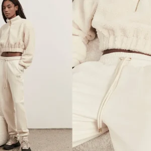 Shop Aje ATHLETICA Relaxed Track Pants 508 Rice White