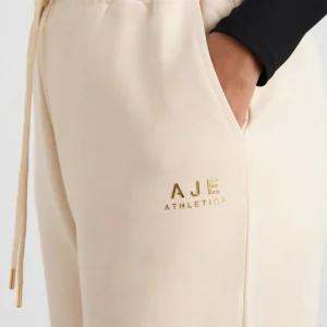 Shop Aje ATHLETICA Relaxed Track Pants 508 Rice White