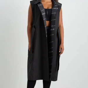 Hot Aje ATHLETICA Reversible Sleeveless Trench 703 Black