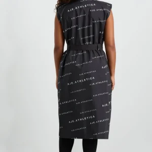 Hot Aje ATHLETICA Reversible Sleeveless Trench 703 Black