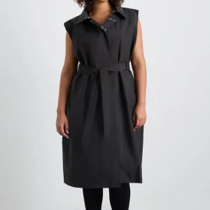 Hot Aje ATHLETICA Reversible Sleeveless Trench 703 Black